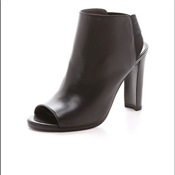 stuart weitzman open toe bootie